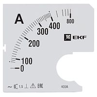 Шкала сменная для A961 400/5А-1,5 PROxima | код  s-a961-400 | EKF